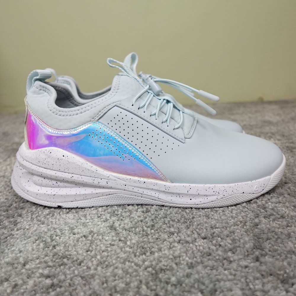 Clove Classic Shoes Womens Sneakers Work Blue Iridescent Nursing Running Walking - Picture 5 of 8